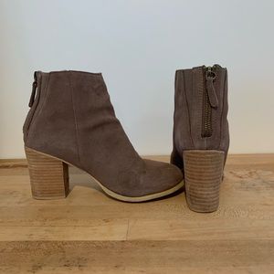 Urban Outfitters suede booties